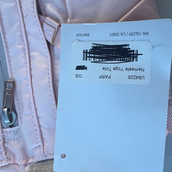 Lululemon Athletica Pink Namaste Yoga Tote Color Pink NWT Y2K - Picture 3 of 10